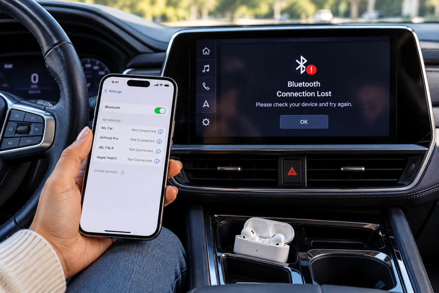 Bluetooth Connection Lost in the Car