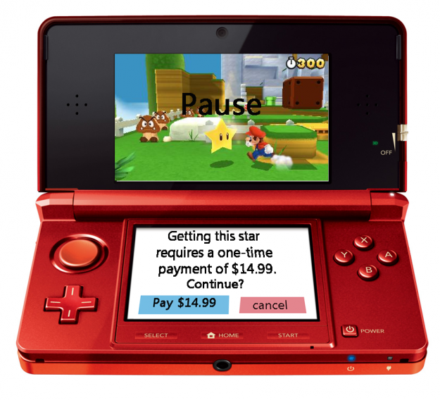 3DS in app purchases
