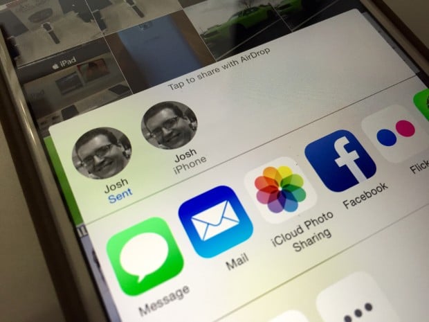 Share files or links right to your Mac.
