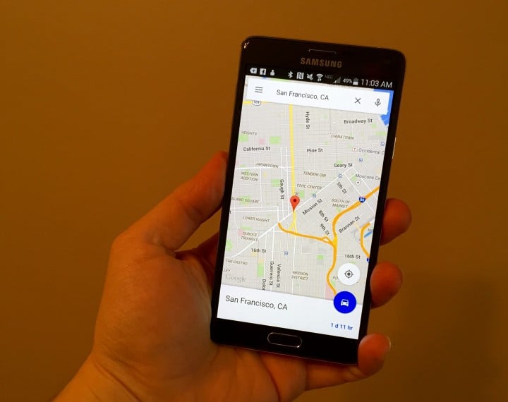 Use Google Maps easier on Android.