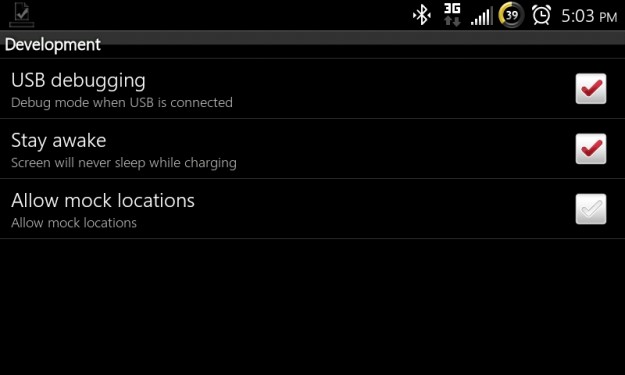 Android Stay Awake While Plugged in