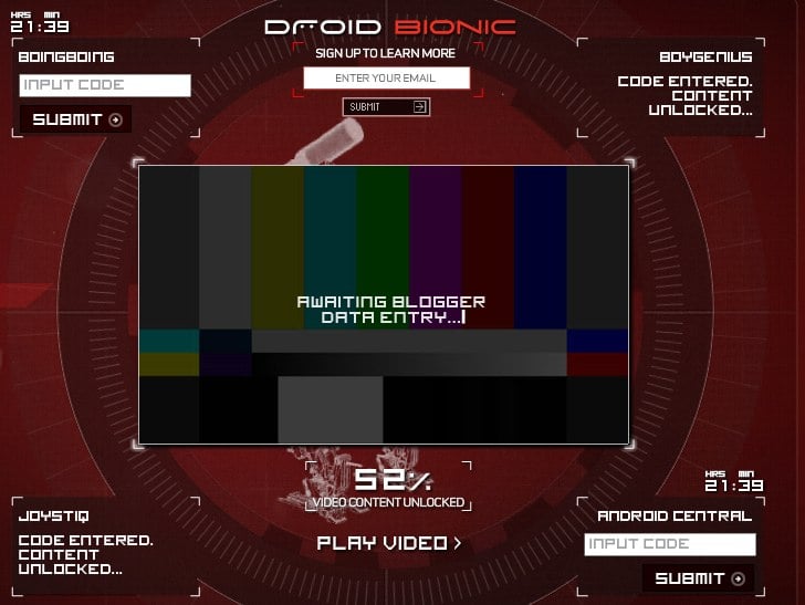 Droid Bionic marketing kicks off