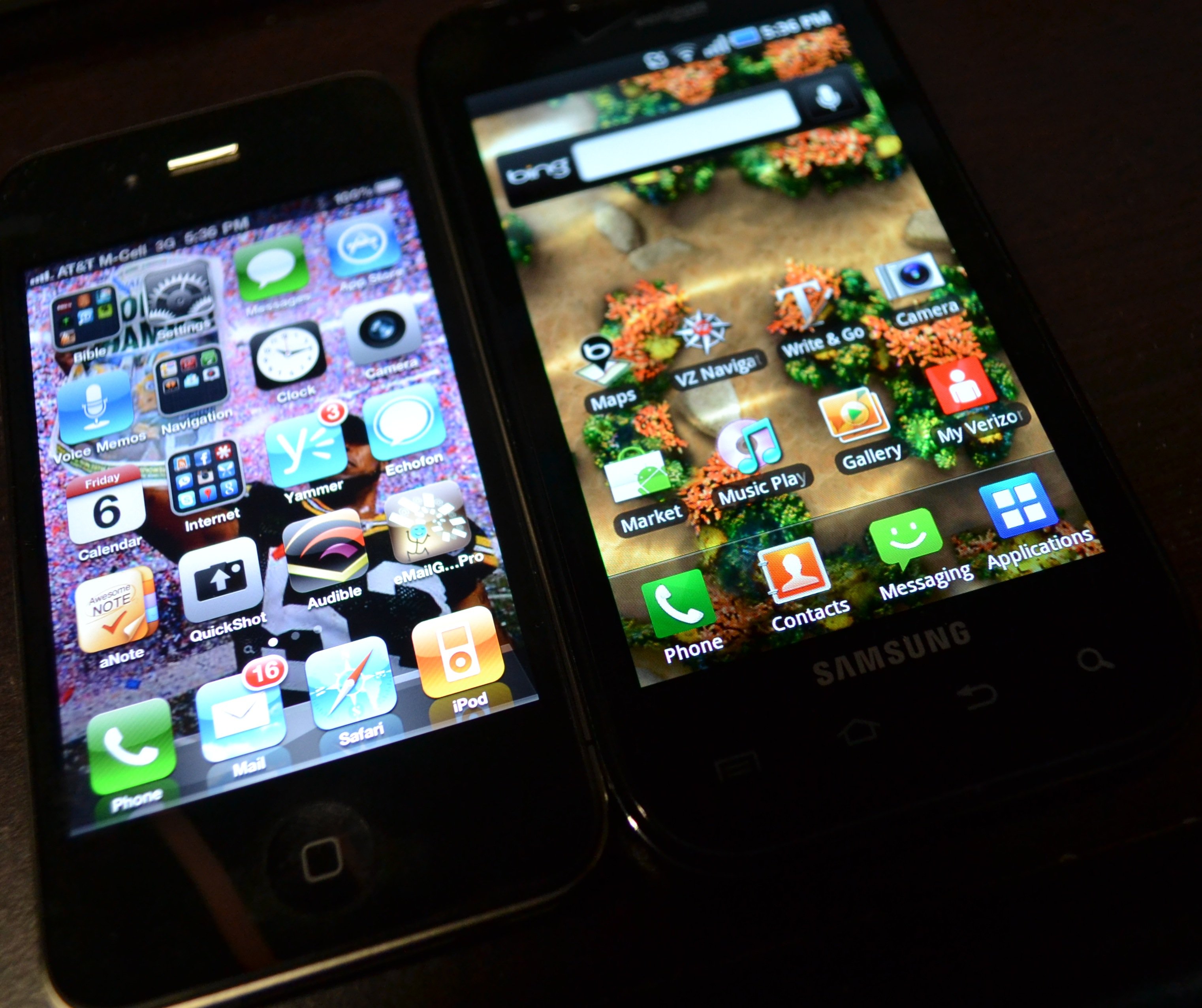Android v iPhone