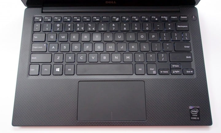 The XPS 13 2015 keyboard is excellent for a small, portable notebook. 