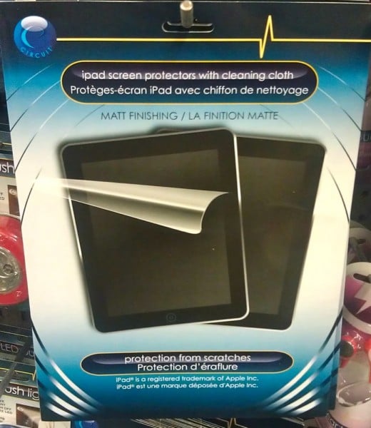 Dollar Store iPad Screen covers