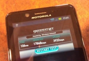 Droid Bionic 4G Speed Test 4G Downloads eat up limited data fast.