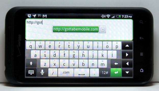 Droid Incredible 2 Review - Keyboard