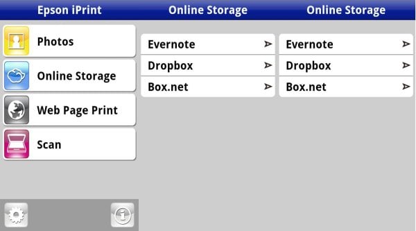 Epson iPrint app for Android