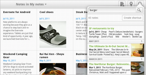 Evernote Android Tablet Search Evernote Android Tablet Search