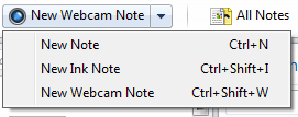 Evernote Webcam note