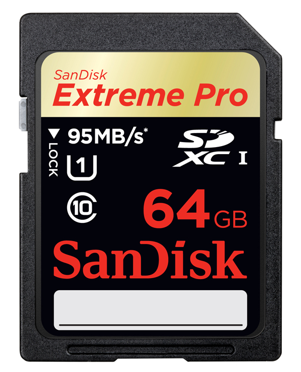 64 GB SanDisk Extreme Pro SDXC Card