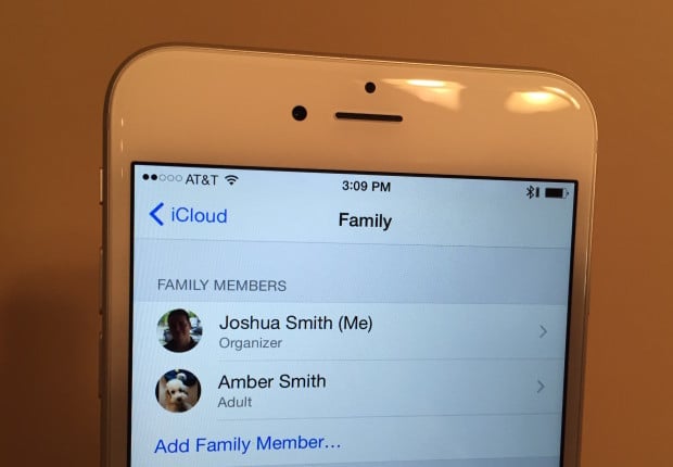 Share apps, movies, music and books between family members.