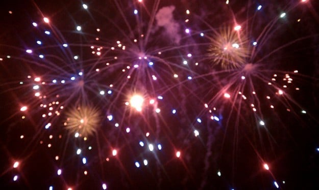 Fireworks photo android smartphone