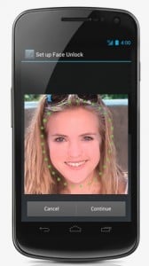 Galaxy Nexus Face Unlock