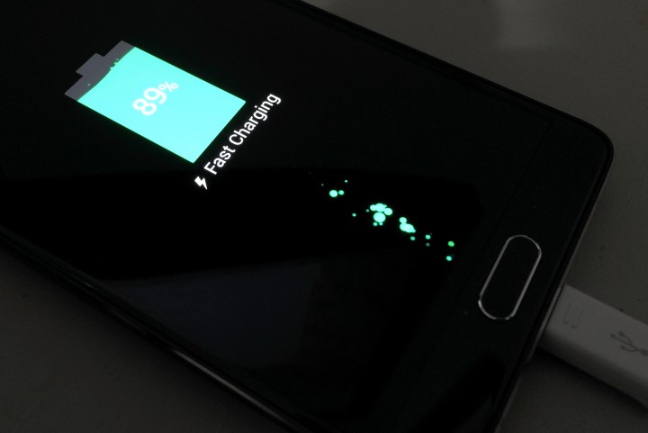 Use the Note 4 fast charging mode to fill up the battery quick. 