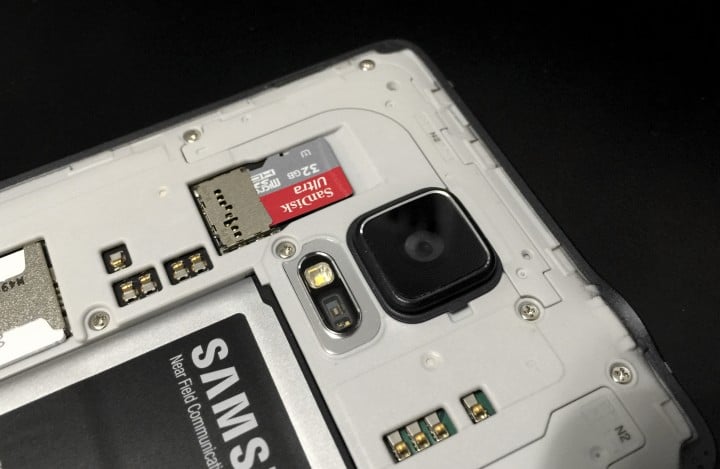 Add more memory with a cheap Micro SD card.