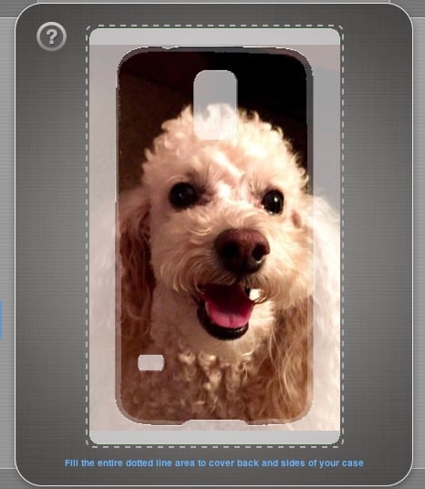 Upload a photo to make a custom Galaxy S5 case.