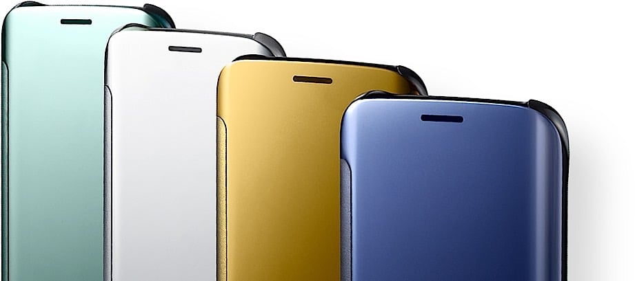 This is the Galaxy S6 Clear View Cover.