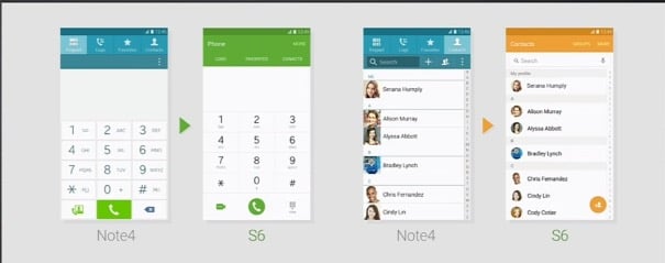 Samsung slims down the Galaxy S6 software.