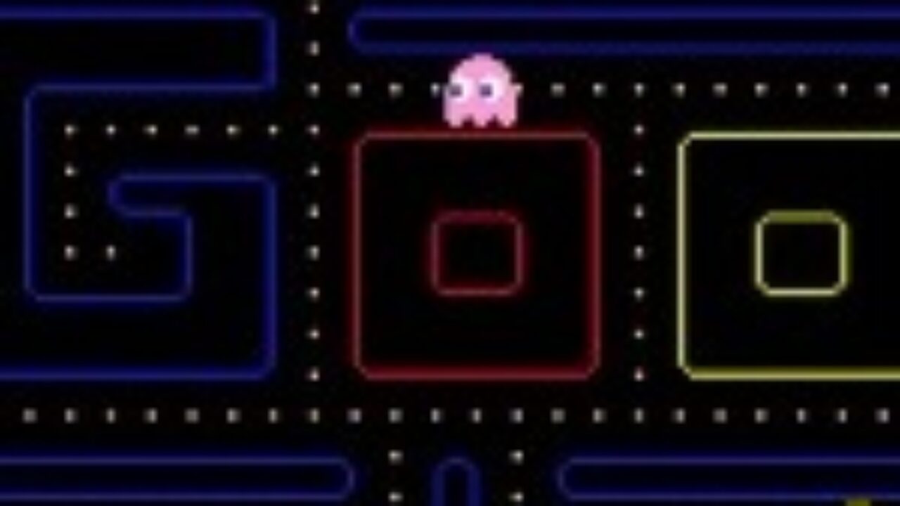 Swipe control Pac-Man in today's Google Doodle