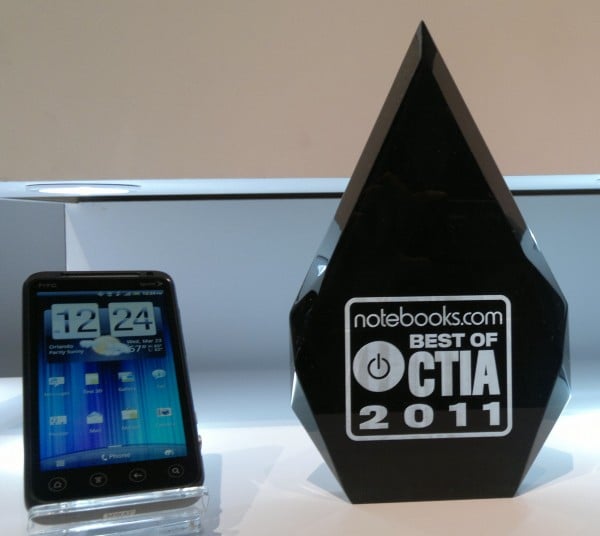 HTC Evo 3D Best Smartphone of CTIA