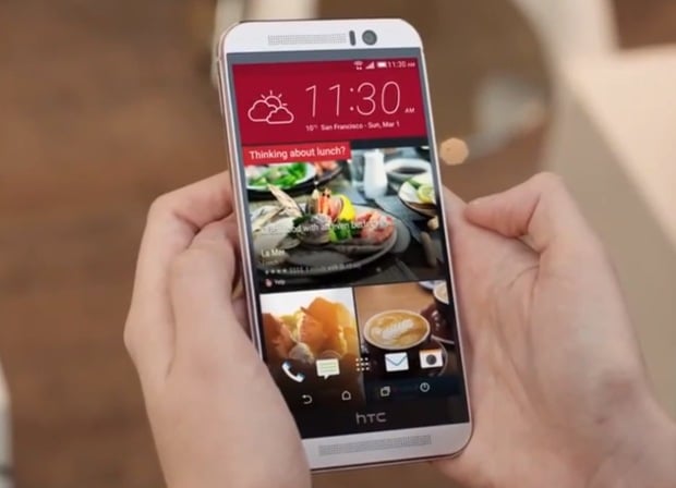 Rumors suggest a 5-inch 1080P HTC One M9 display.