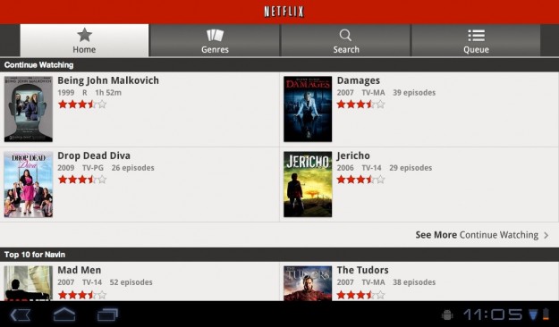 Netflix for Android
