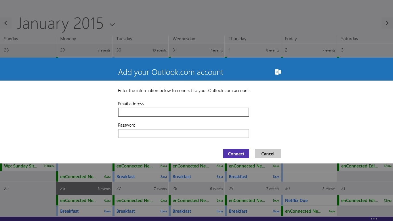 How to Add Calendars to Calendar in Windows 8.1