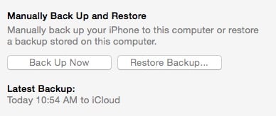 Create a manual restore on the computer.