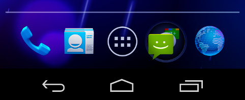 Android 4.0 buttons are now on screen