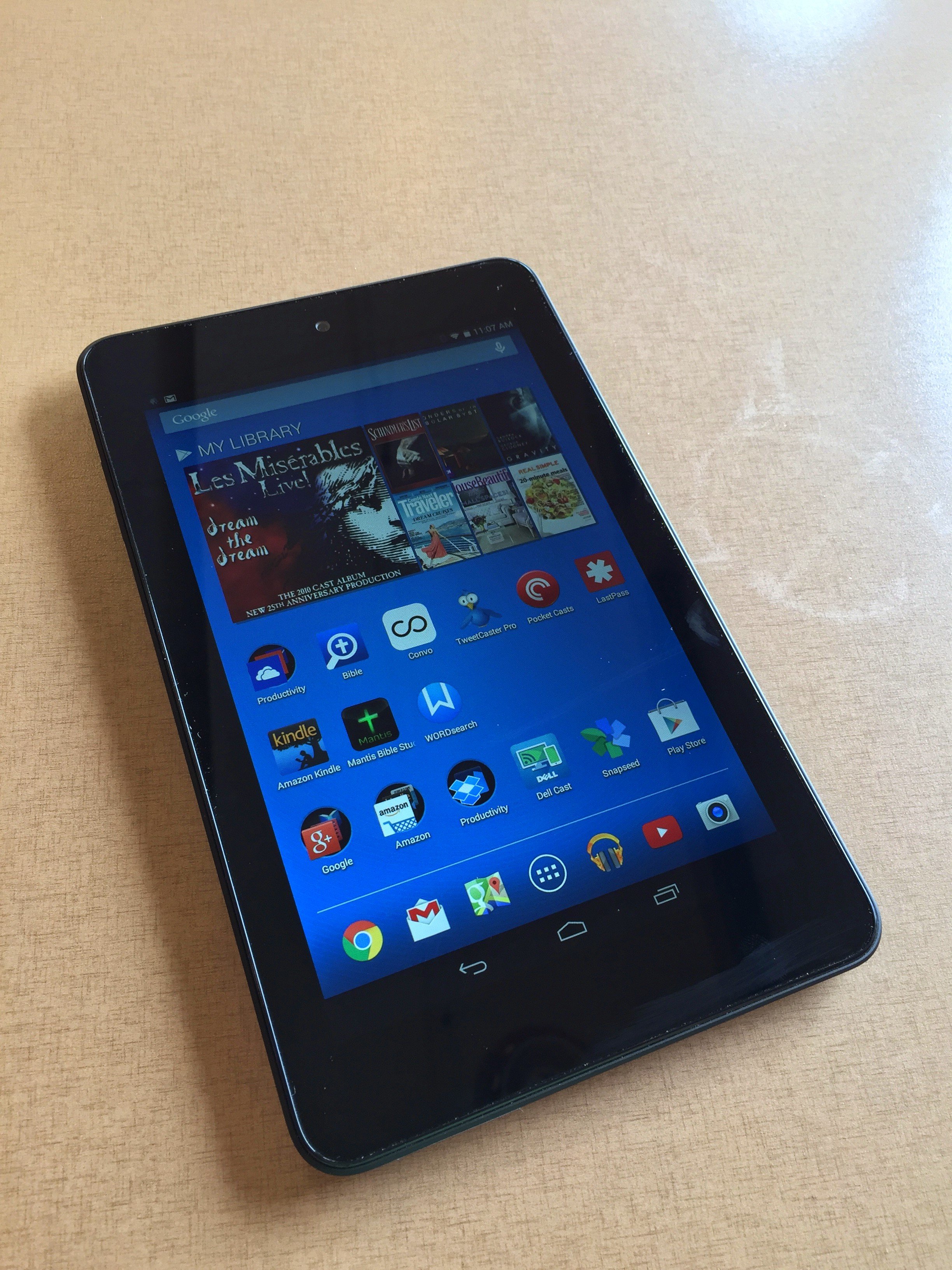 dell venue 7 front
