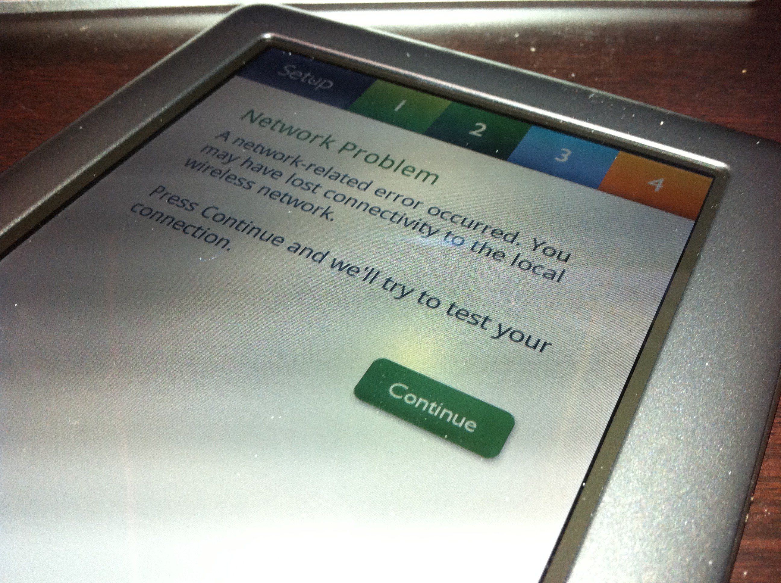 Nook Color Resets itself after update