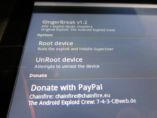 Rooting Acer Iconia Tab A500 as simple as Tapping Root Device