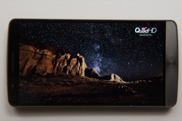 The LG G3 display impresses us.