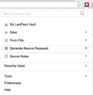 Access all your passwords behind one strong password with LastPass.