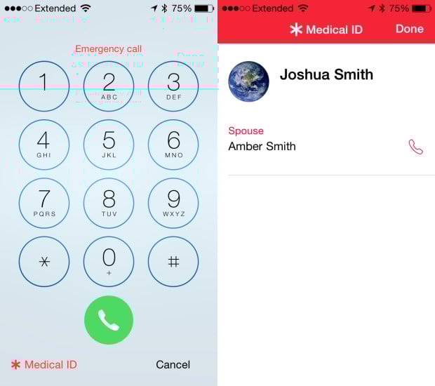 Create an emergency medical ID that lives on the iPhone 6 Plus.