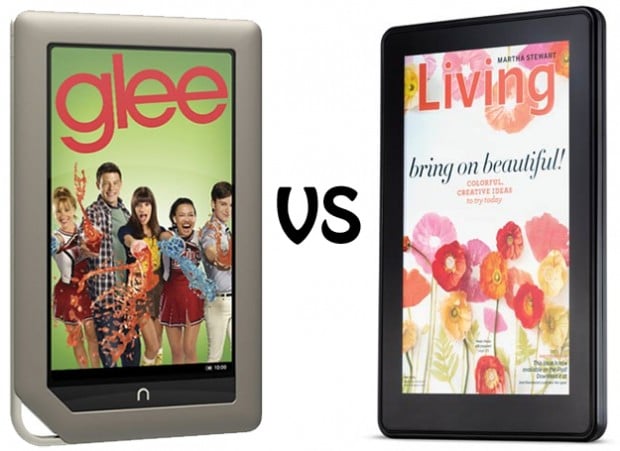 Nook Tablet vs Kindle Fire