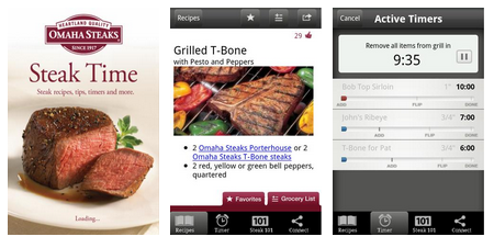 Omaha Steaks Steak Time - Android Grilling App