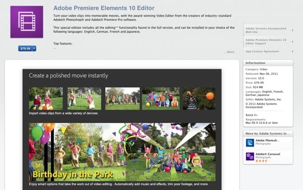 Adobe Premiere Elements 10