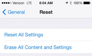 Reset settings to fix odd IOS 8.1 battery life behavior.