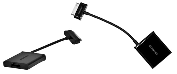 Samsung Tab 10.1 Accessories: HDMI, and Card Adapters