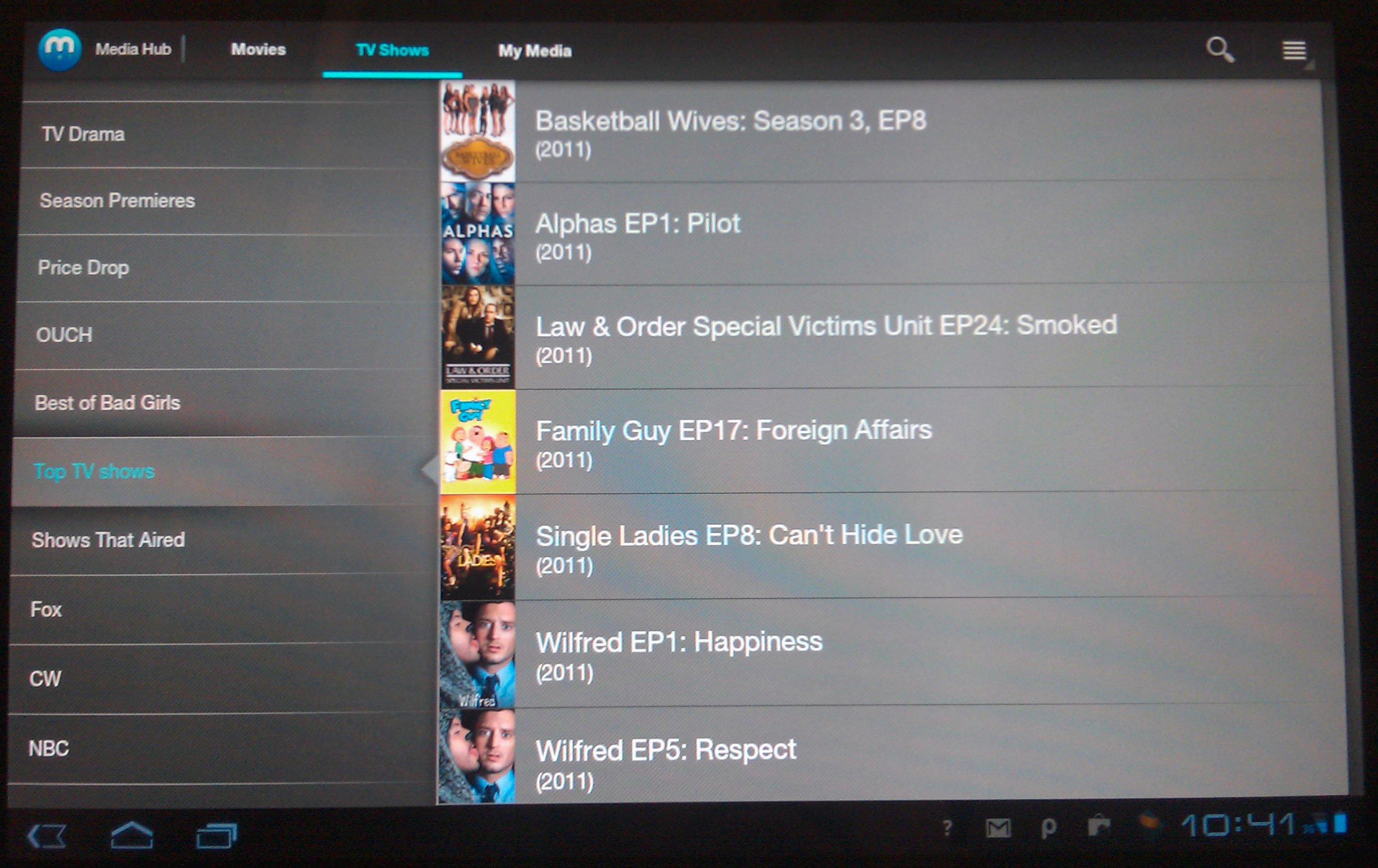Samsung Media Hub Android Entertainment