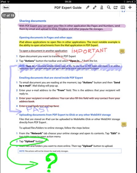 PDFExpert PDF Expert can be used for document markup