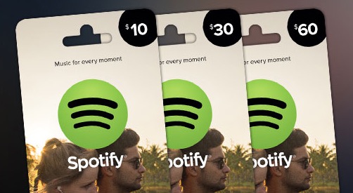 spotify gift cards