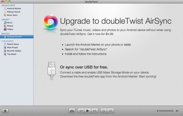 DoubleTwist AirSync