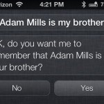 Teach Siri Who You Are Related to
