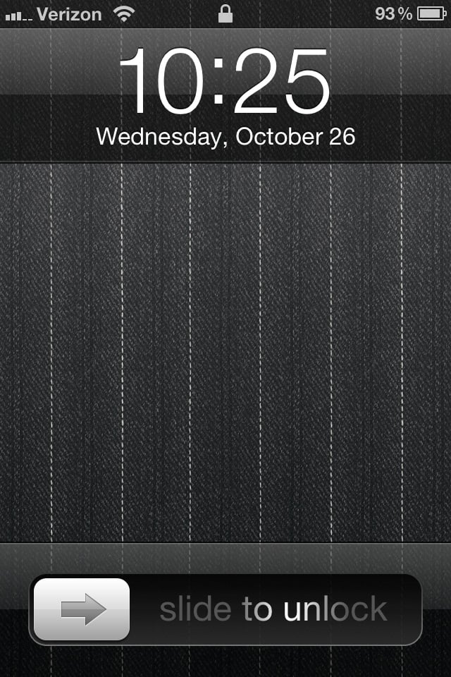 Slide to unlock patented