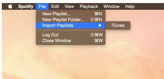 Import your iTunes playlists to Spotify.