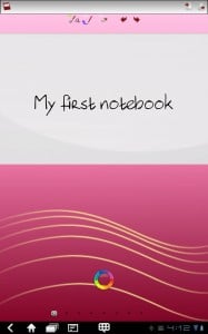 MyScript Notes Mobile - notebook cover