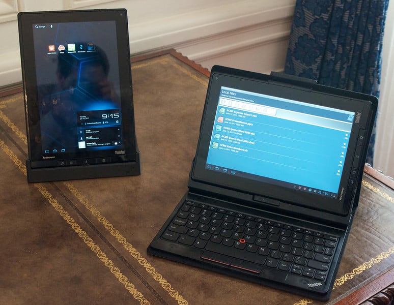 ThinkPad Tablet Hands On Video Android, Handwriting Recognition & Keyboard